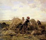 Julien Dupre The Harvesters painting